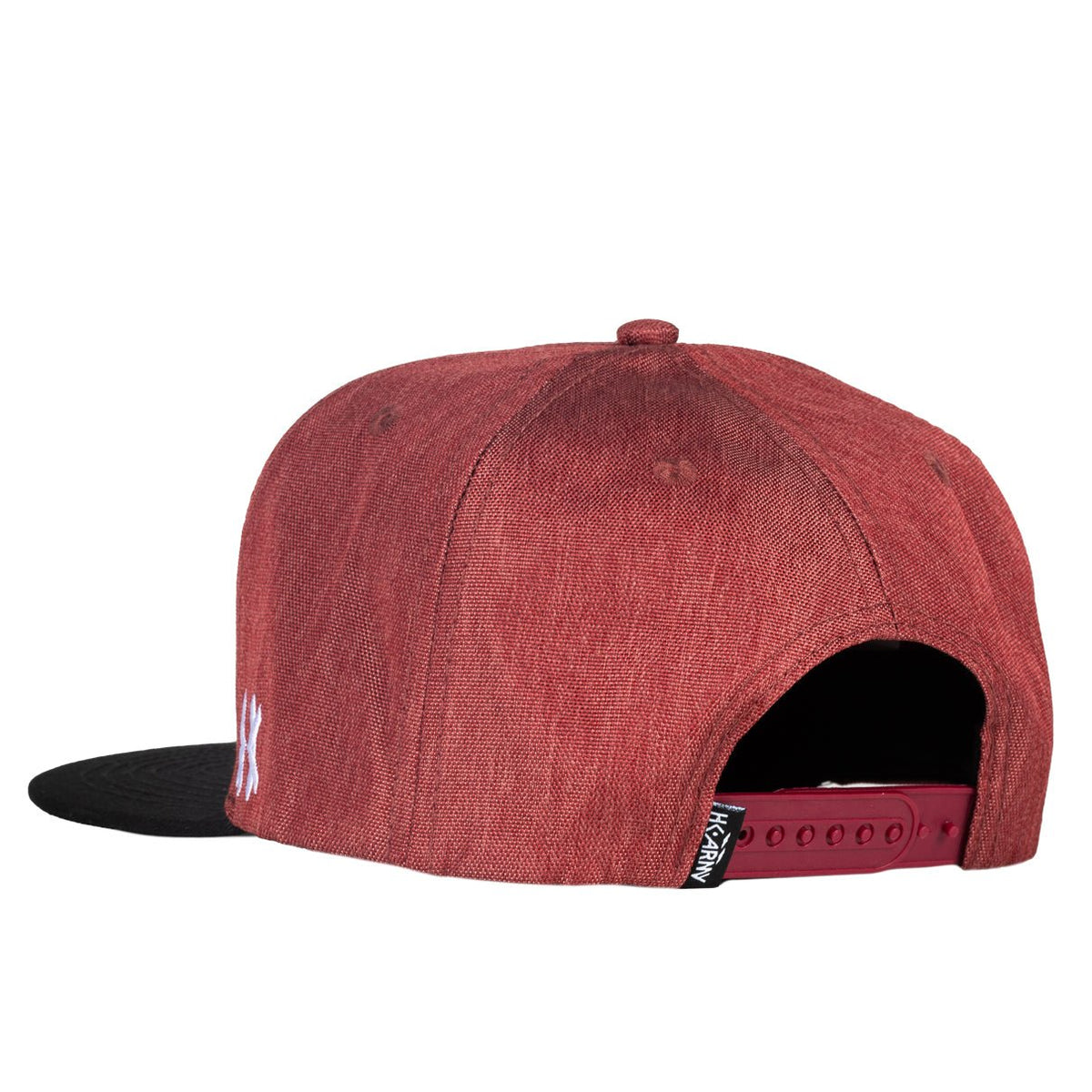 Clip Snapback Hat - Black/Burgundy - KA Tech Airsoft - Hat