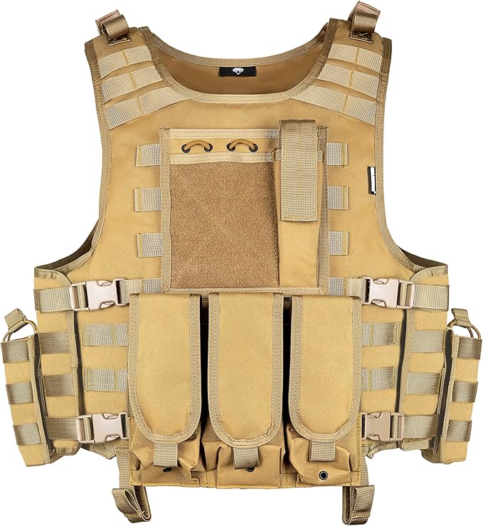 Tactical Airsoft Vest Adjustable Modular Airsoft Paintball Vest - KA Tech Airsoft - Vest