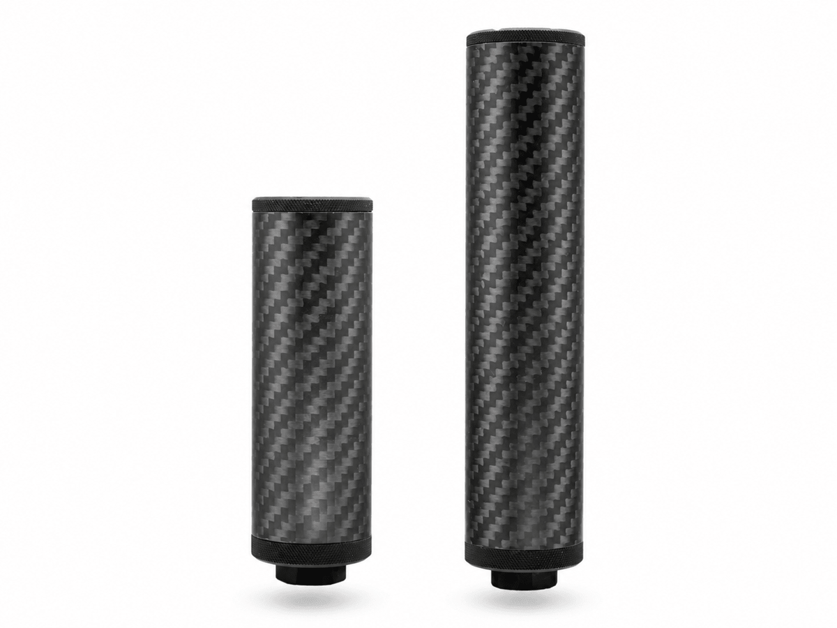 MNA Gen 6 Phantom™ Carbon Fiber Airsoft Suppressor - KA Tech Airsoft - Suppressor