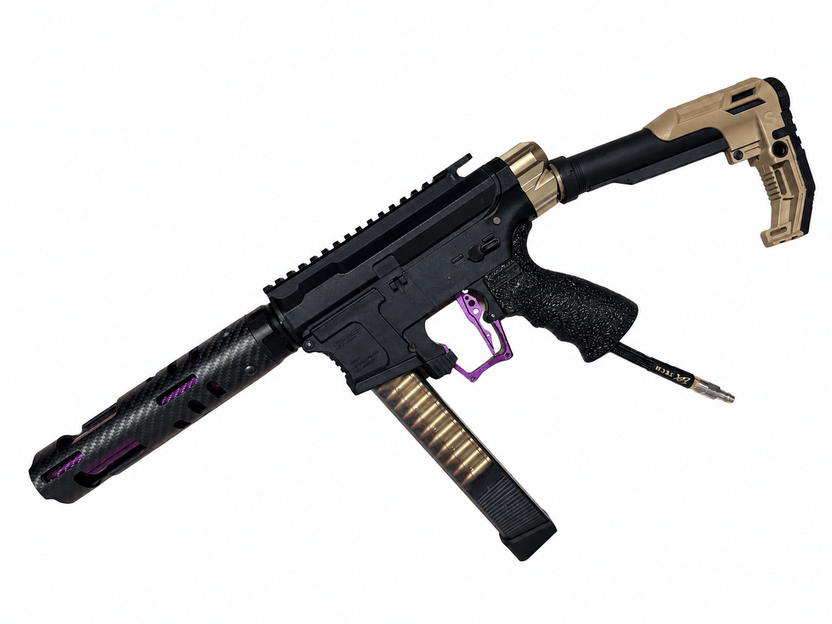 MAC Dropstock Purple Polarstar Jack Speedsoft HPA ARP9 - KA Tech Airsoft - HPA Rifle