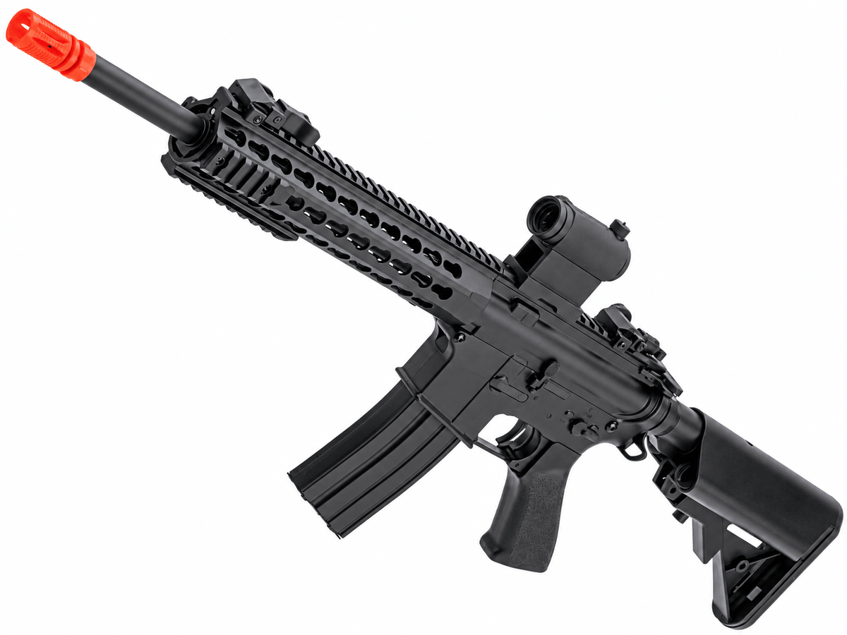 CYMA Sport M4 Carbine Airsoft AEG w/ 10" Keymod Handguard | Black - KA Tech Airsoft - Complete Rifle