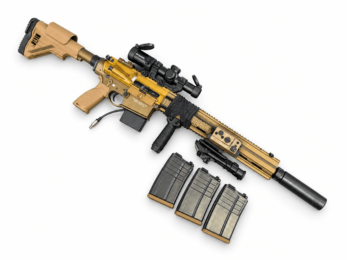VFC H&K G28 GBBR DMR - KA Tech Airsoft - GBBR Rifle