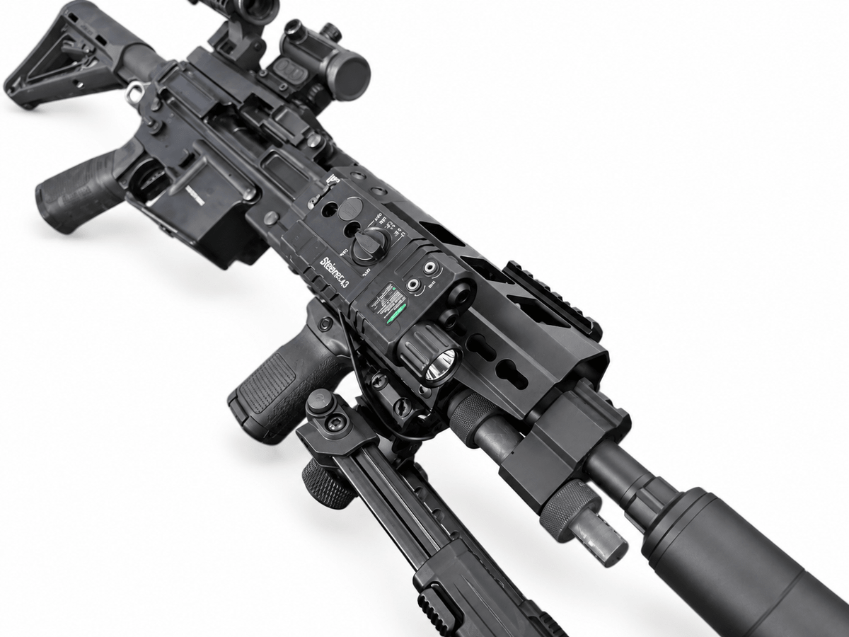 Fully Built Krytac LMG PolarStar F2 HPA - KA Tech Airsoft - HPA Rifle