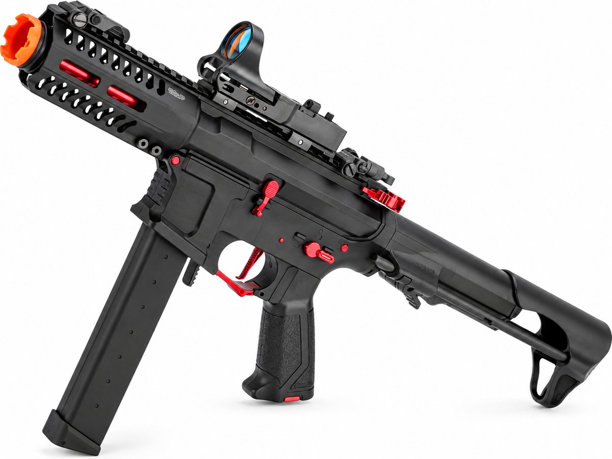 G&G CM16 ARP9 CQB Carbine — Black - Fire