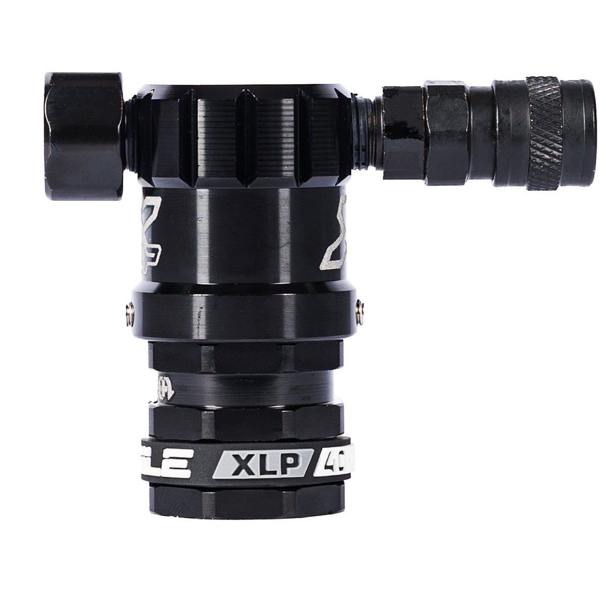 Hostile® XLP Regulator - Side Port Quick-Disconnect - Black - KA Tech Airsoft - Air Tank