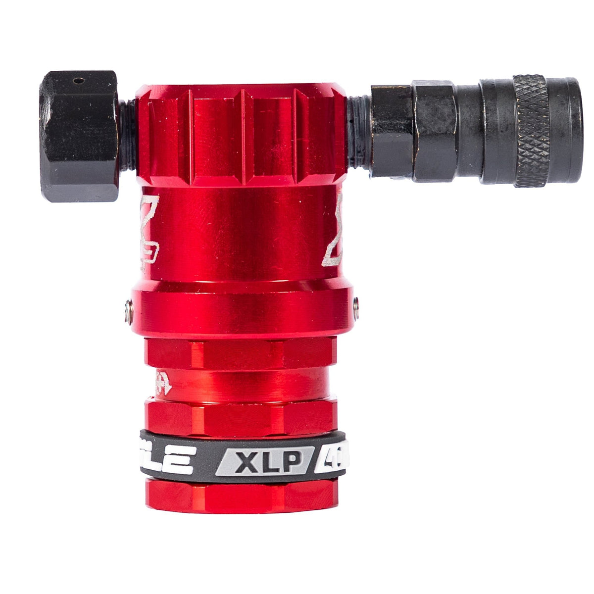 Hostile® XLP Regulator - Side Port Quick-Disconnect - Red - KA Tech Airsoft - Air Tank