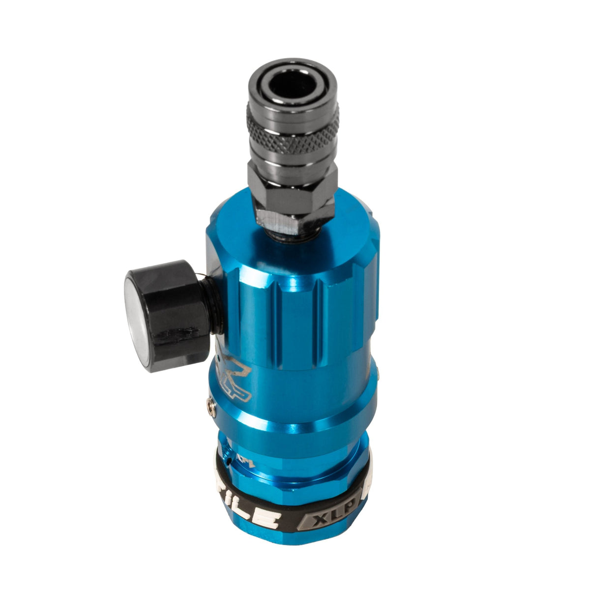 Hostile® XLP Regulator - Top Port Quick-Disconnect - Blue - KA Tech Airsoft - Air Tank