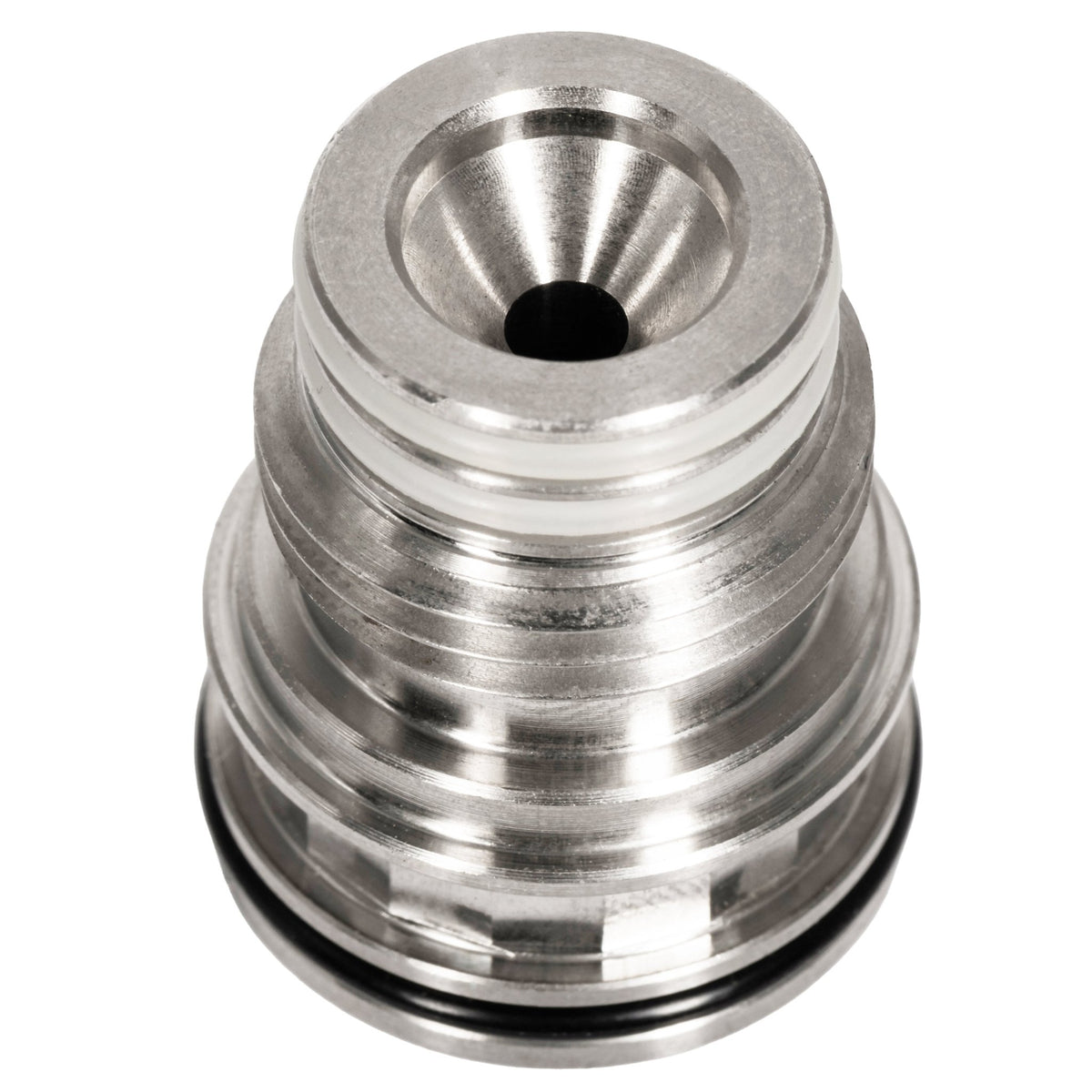 Turbine - Stainless Steel Threaded Reg Cap - KA Tech Airsoft - Air Tank