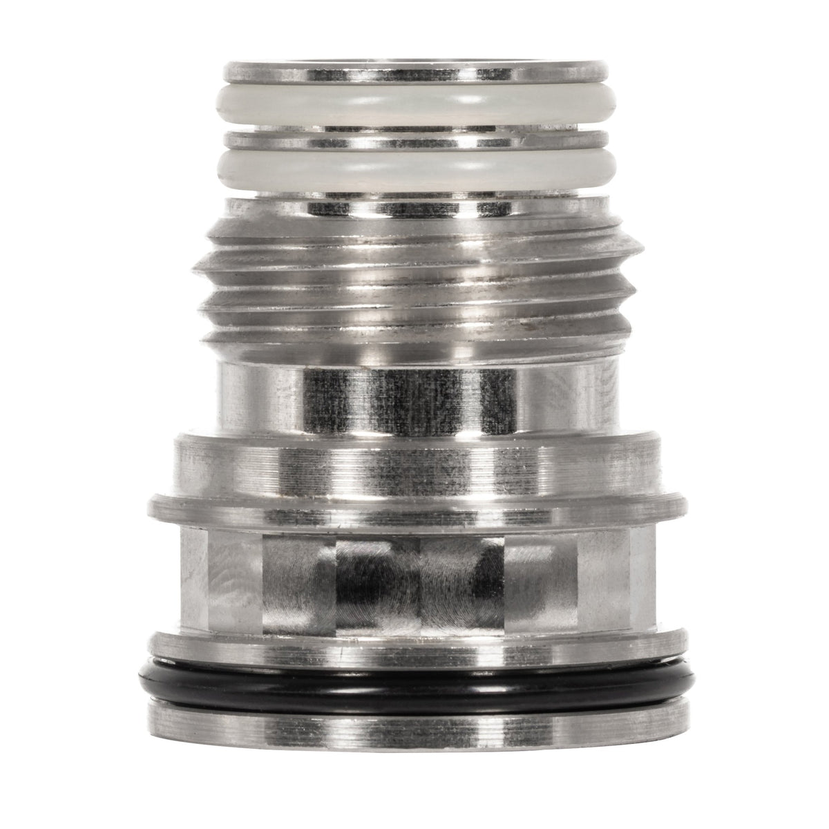 Turbine - Stainless Steel Threaded Reg Cap - KA Tech Airsoft - Air Tank