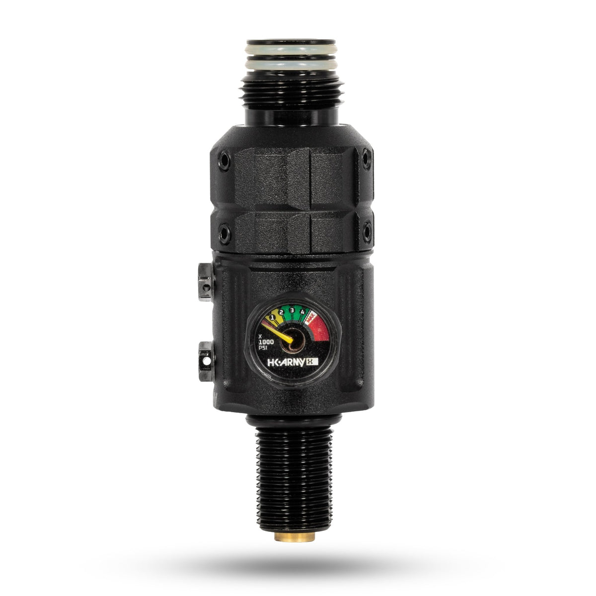 Turbine Pro Regulator - Long Body - Adjustable & Rotational - Black - KA Tech Airsoft - Tank Regulator