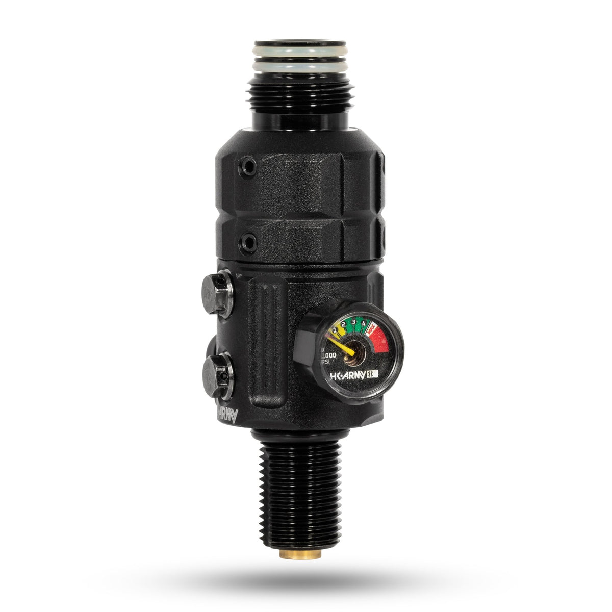 Turbine Pro Regulator - Long Body - Adjustable & Rotational - Black - KA Tech Airsoft - Tank Regulator