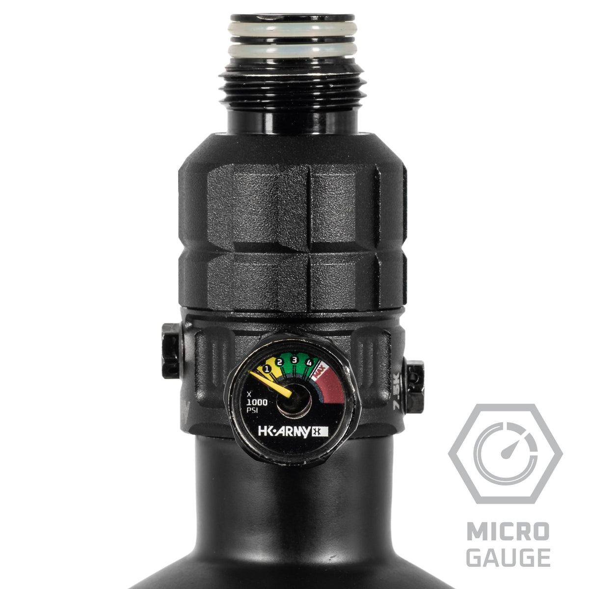 Turbine Pro Regulator - Adjustable & Rotational - Black - KA Tech Airsoft - Tank Regulator