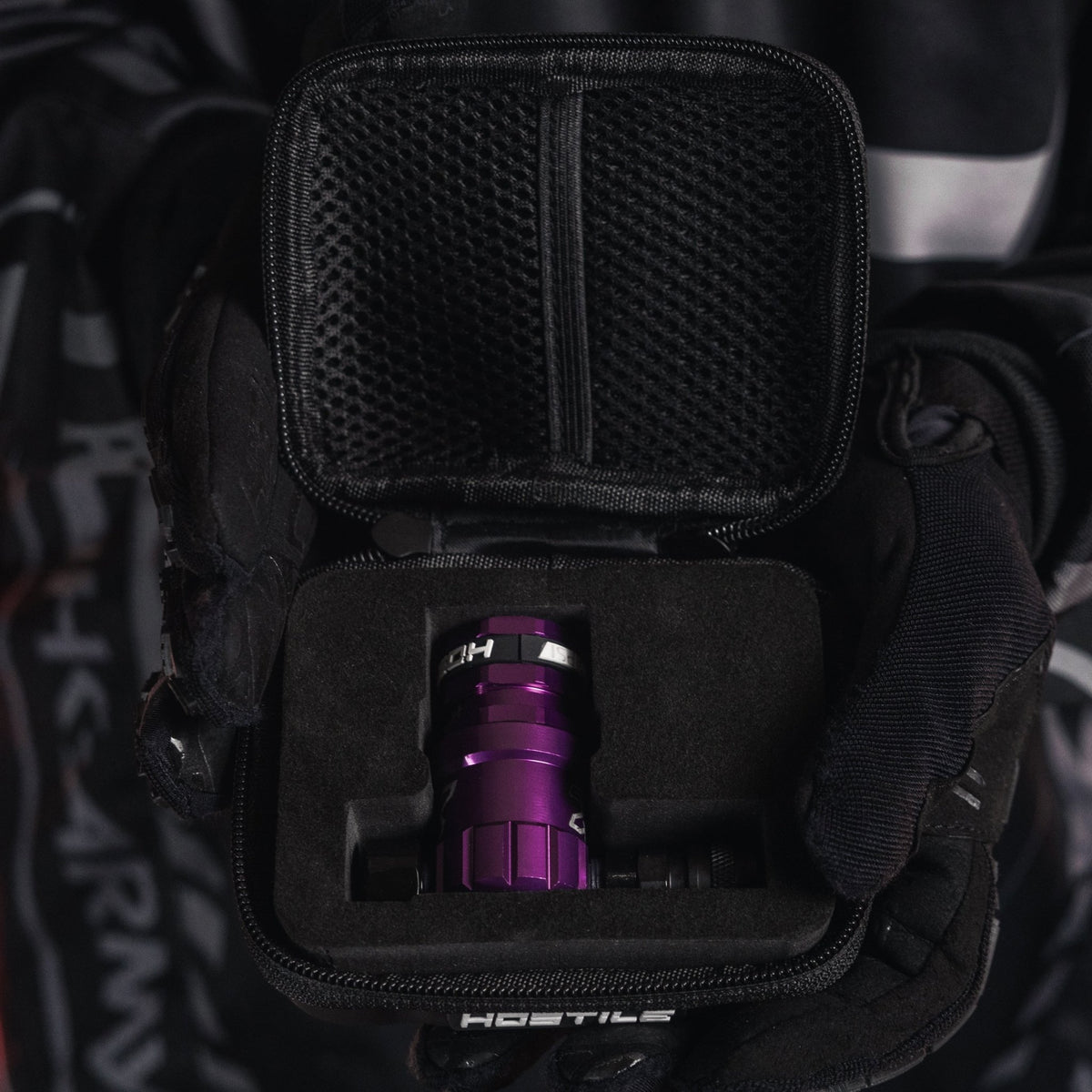 Hostile® XLP Regulator - Side Port Quick-Disconnect - Purple - KA Tech Airsoft - Air Tank