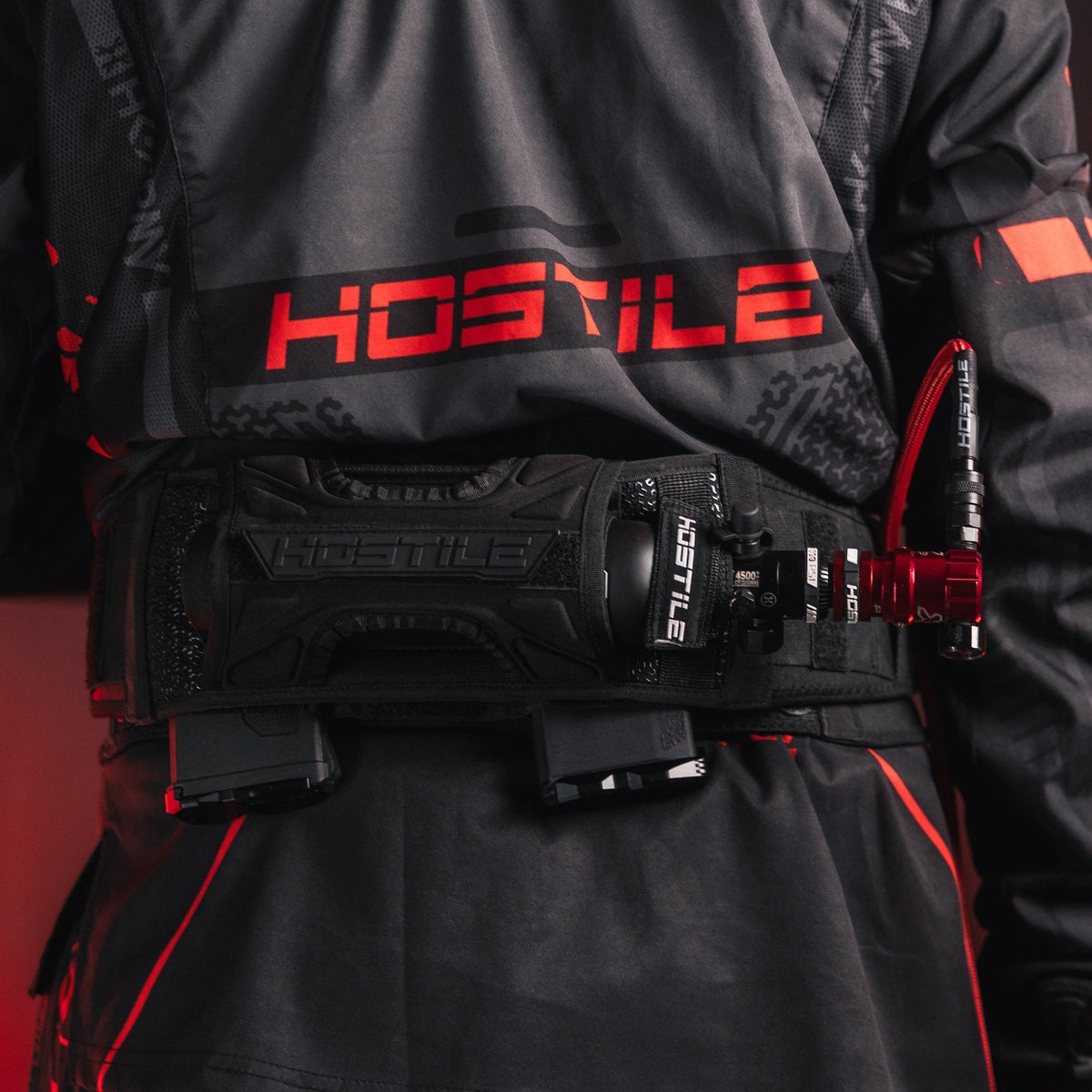 Hostile® XLP Regulator - Side Port Quick-Disconnect - Red - KA Tech Airsoft - Air Tank