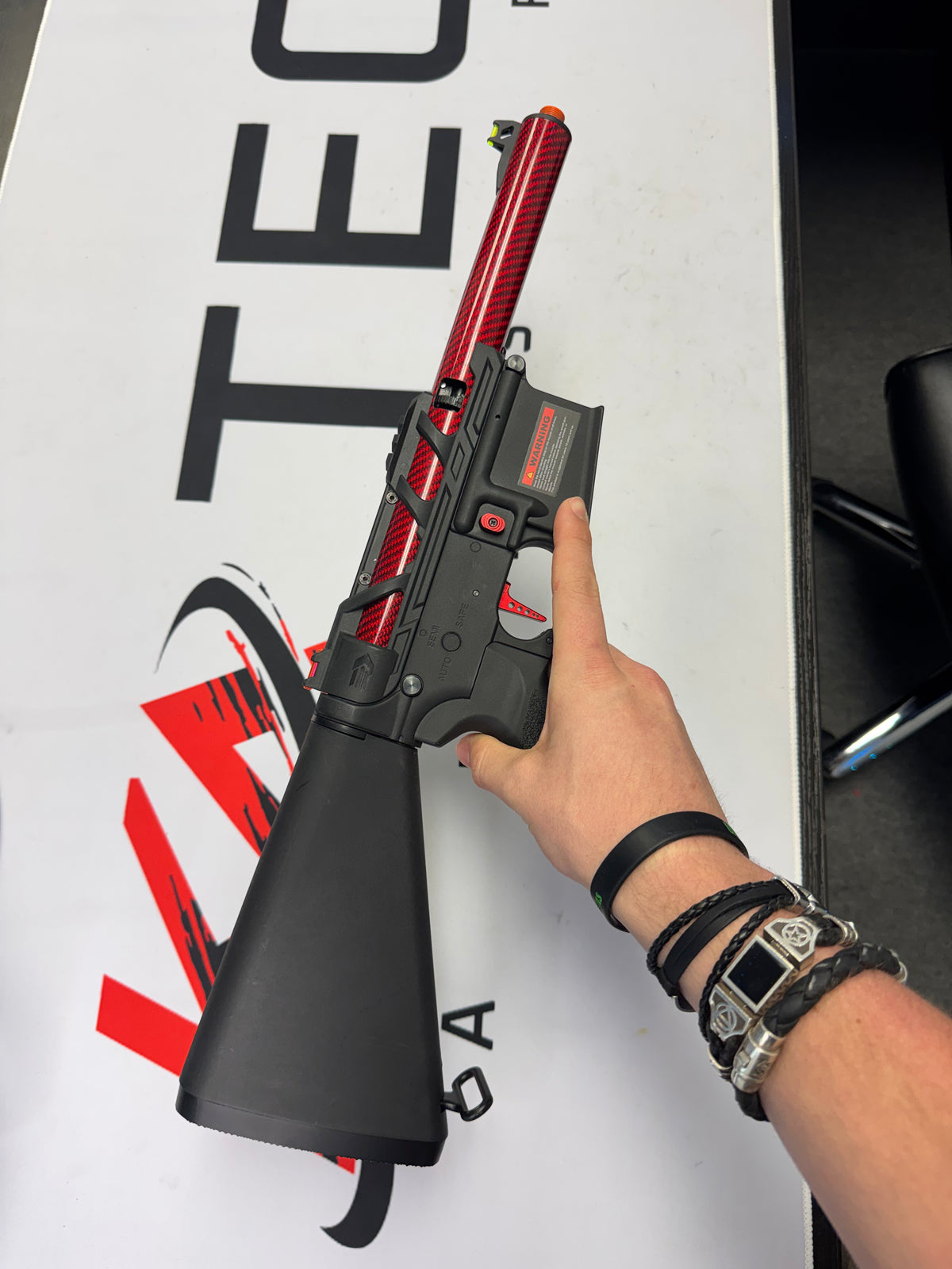 Lancer Tactical x AirTac Customs Gen 3 PolarStar HPA Speedsoft Airsoft Rifle