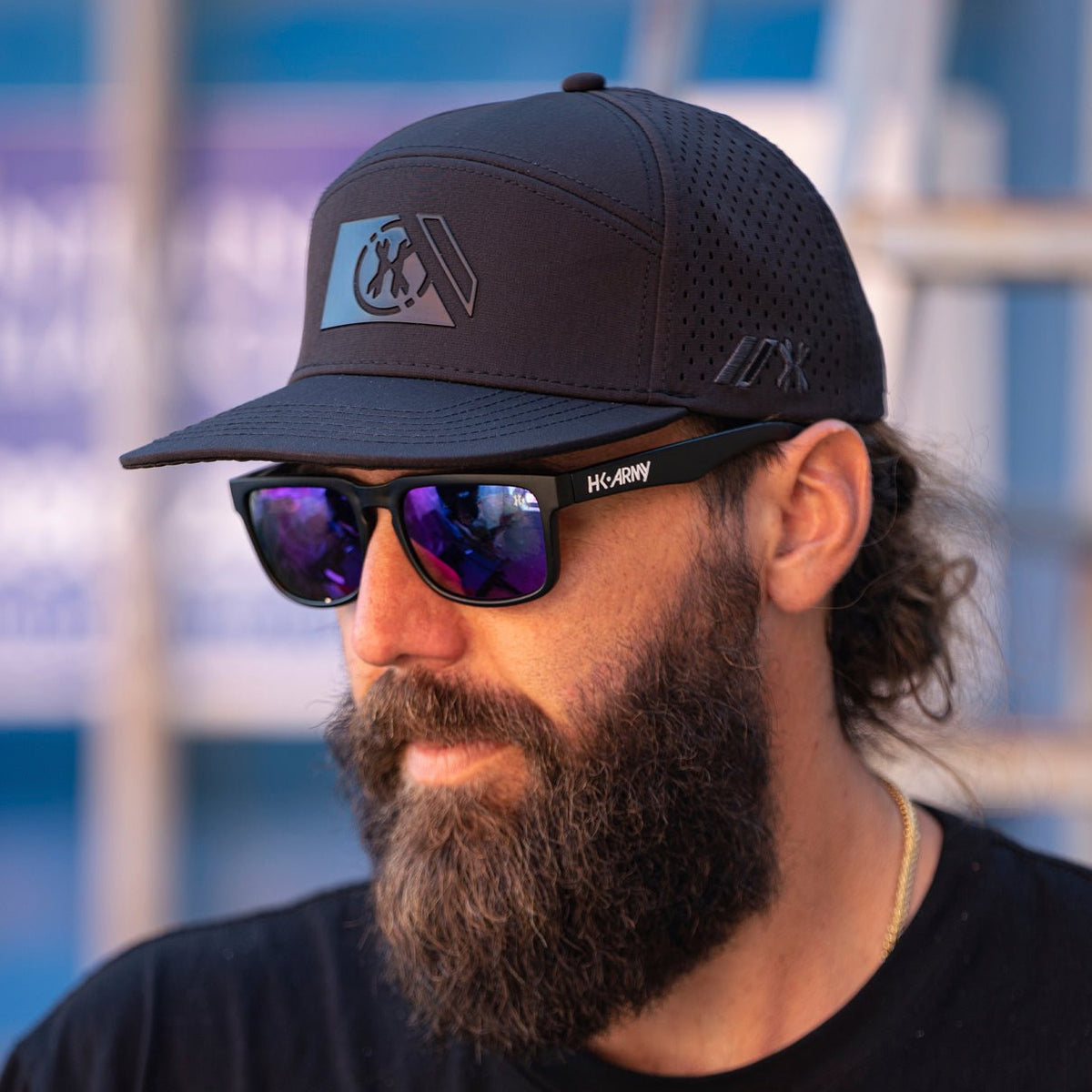Field Snapback Hat - Black - KA Tech Airsoft - Hat