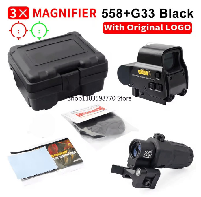 EOTECH 558 & 3x/5x Magnifier Combo - KA Tech Airsoft -