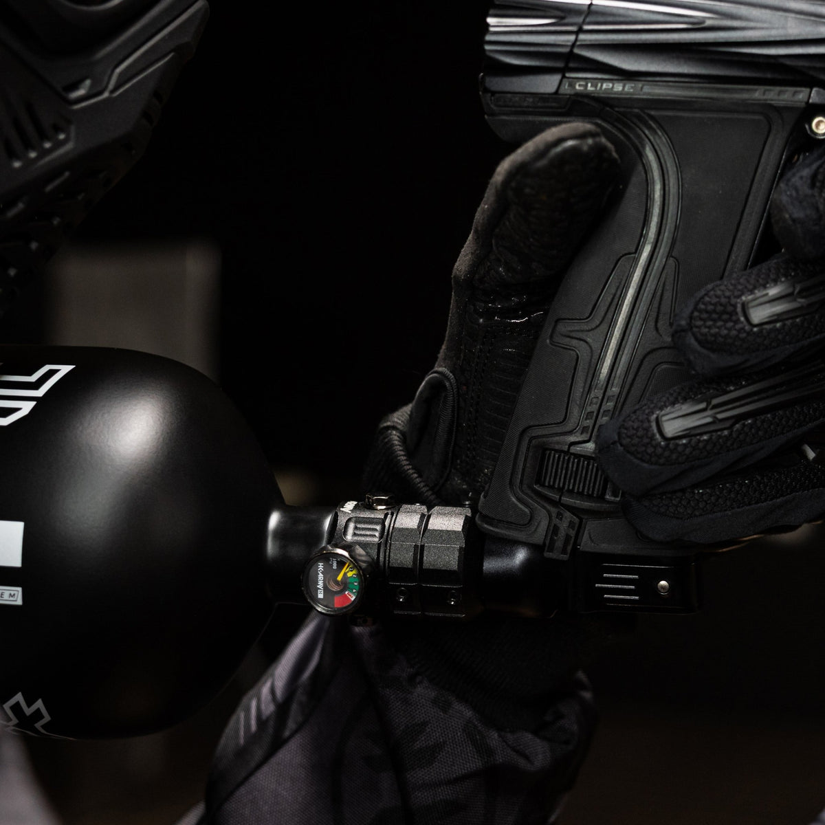 Turbine Pro Regulator - Adjustable & Rotational - Black - KA Tech Airsoft - Tank Regulator