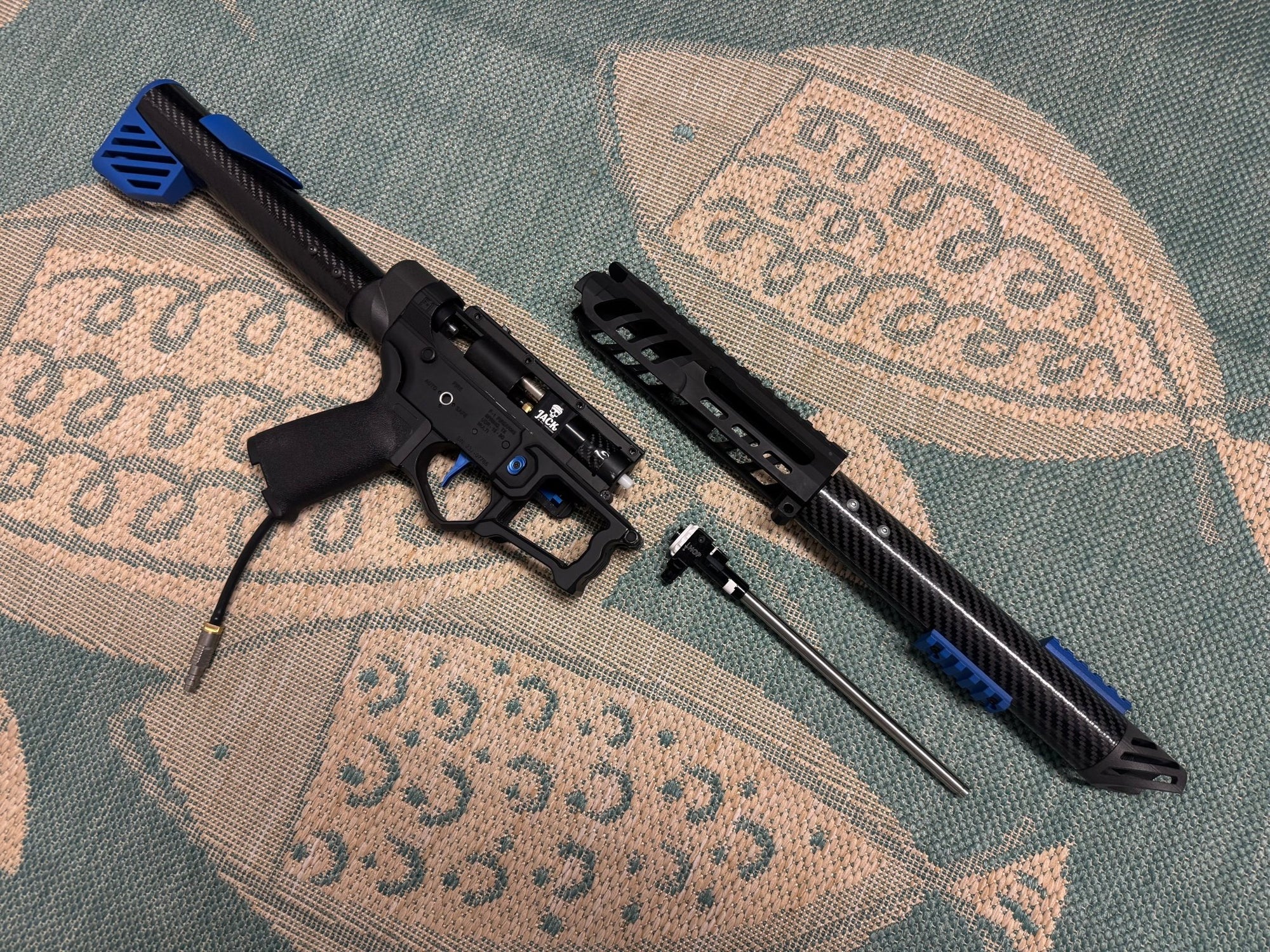 KA Tech Carbon “Bruiser” Polarstar Jack Skeletonized HPA M4 - KA Tech Airsoft - Polarstar Jack