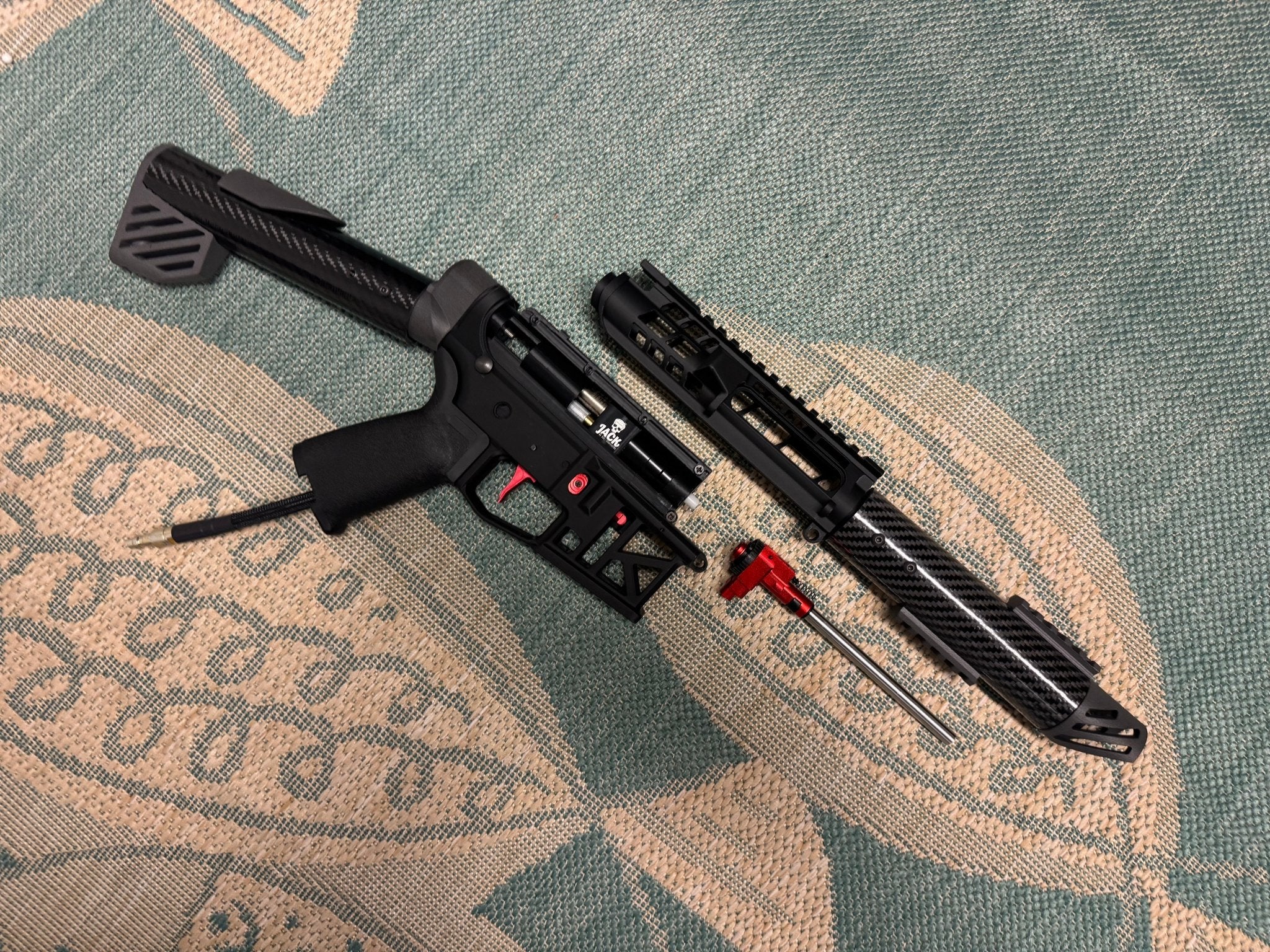 KA Tech Carbon 3D Polarstars Jack HPA M4 Red - KA Tech Airsoft - Polarstar Jack