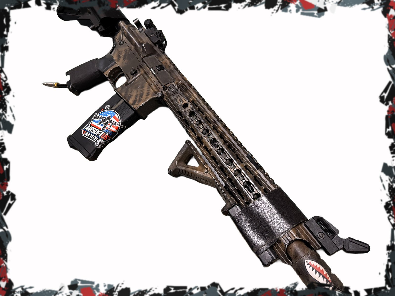 Camo LED Carbine Polarstar HPA M4 - KA Tech Airsoft - HPA Rifle