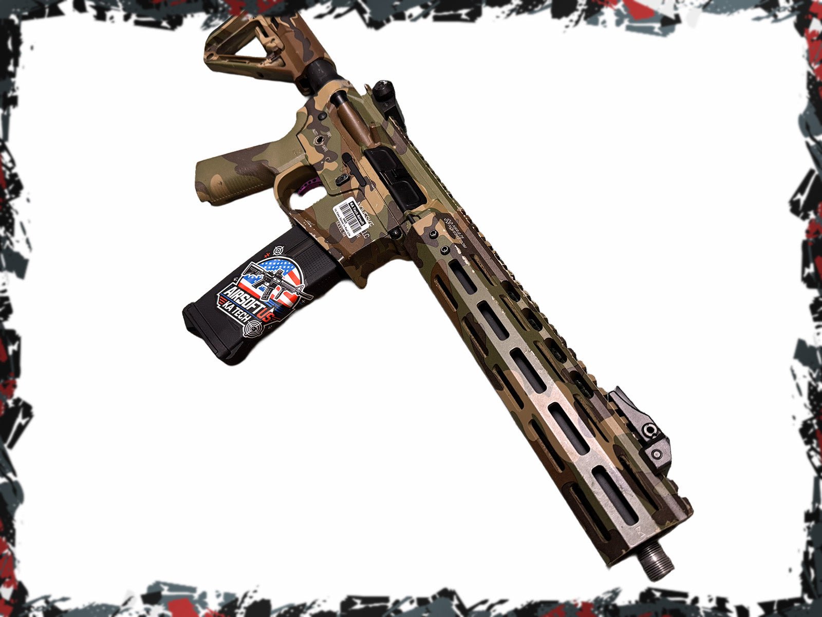 Noveske Camo Polarstar HPA M4 - KA Tech Airsoft - HPA Rifle
