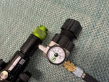 Black Carbon 48/4500 Tank with SLP Regulator and line - KA Tech Airsoft - Airirg