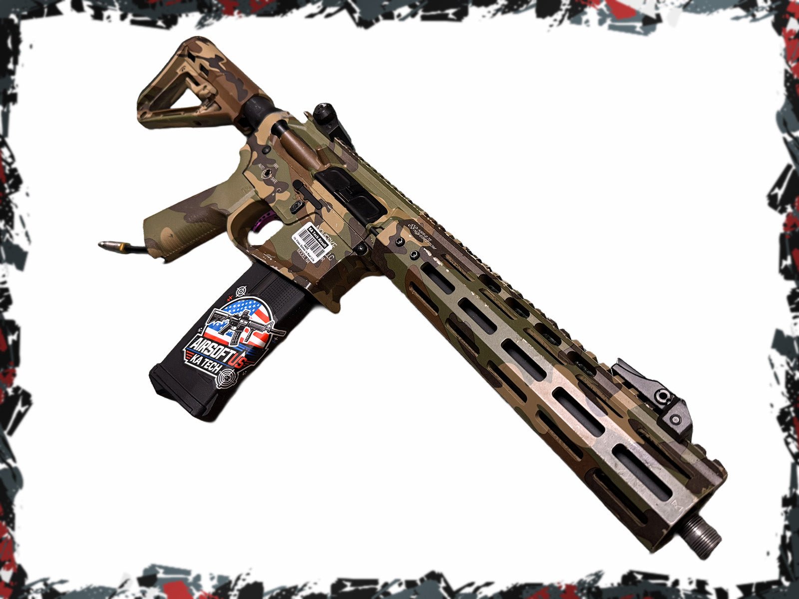 Noveske Camo Polarstar HPA M4 - KA Tech Airsoft - HPA Rifle