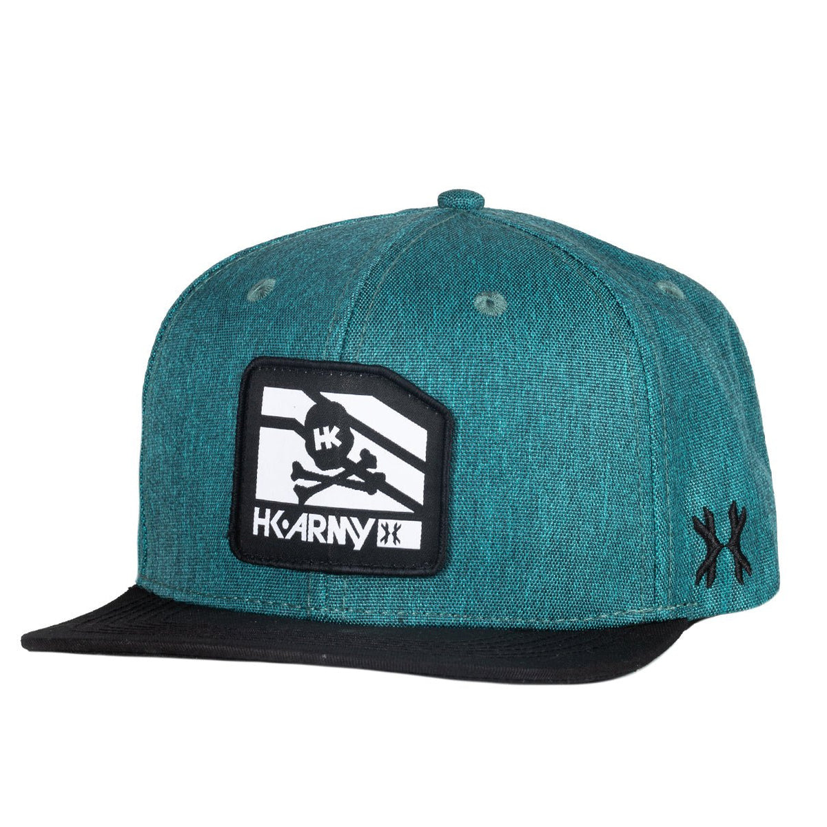 Clip Snapback Hat - Black/Teal - KA Tech Airsoft - Hat