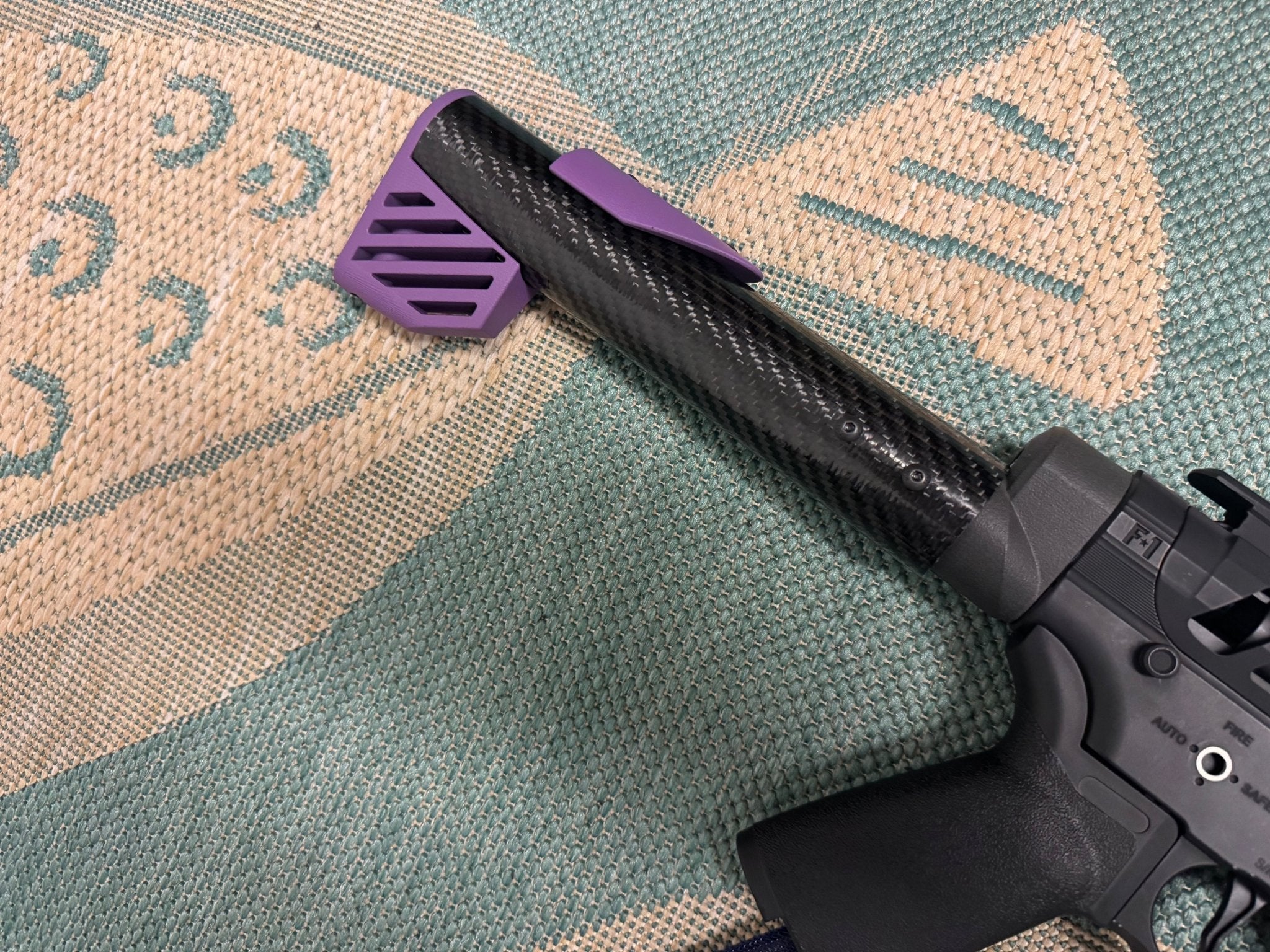 KA Tech Carbon “Galaxy” Skeletonized Polarstar Jack HPA M4 - KA Tech Airsoft - Polarstar Jack