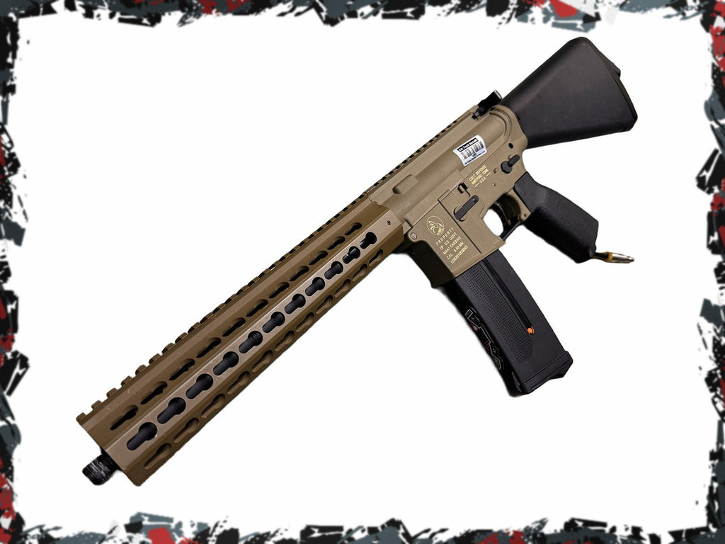 Tan Carbine Stubby Polarstar HPA M4 - KA Tech Airsoft - HPA Rifle