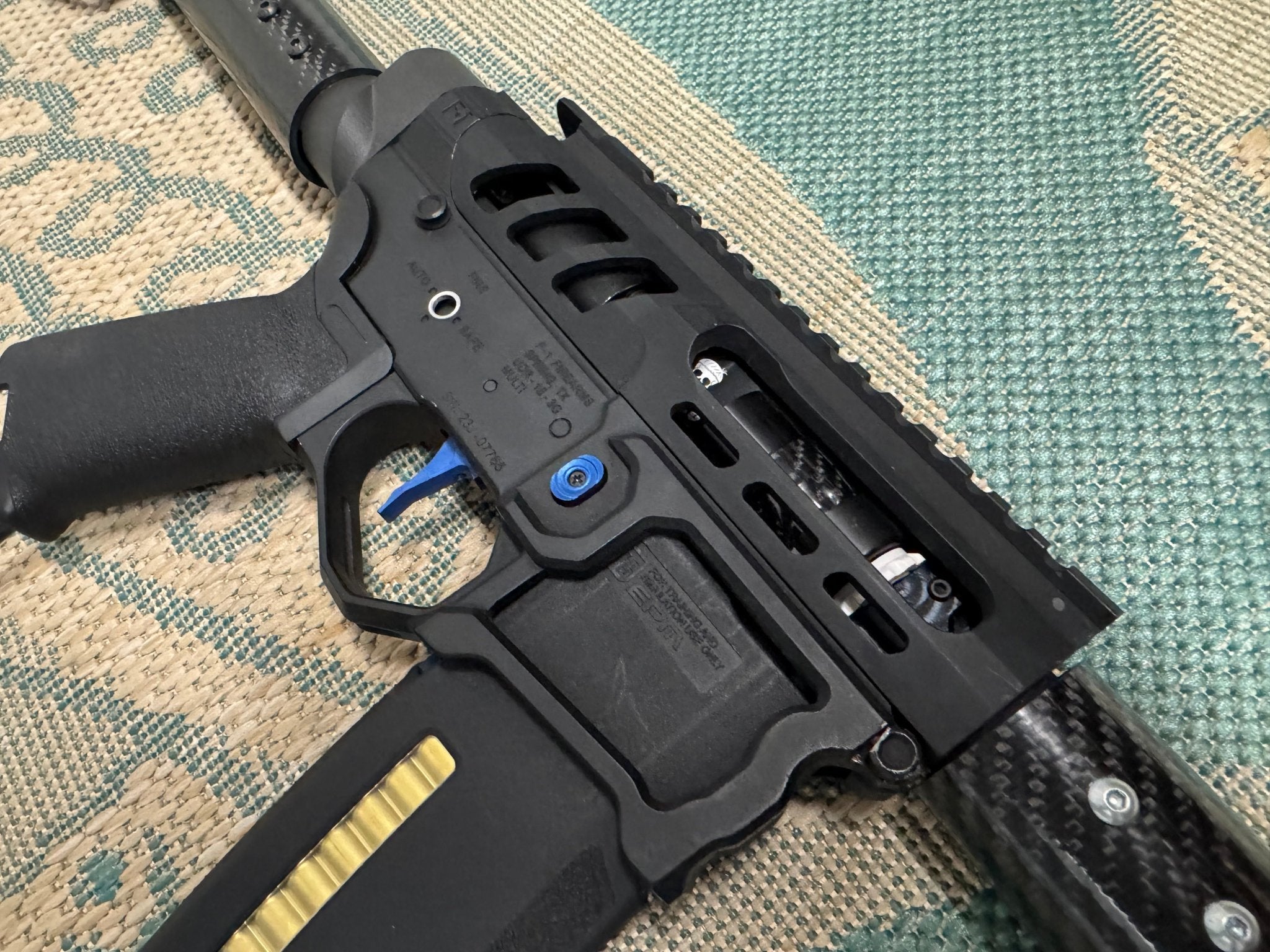 KA Tech Carbon “Bruiser” Polarstar Jack Skeletonized HPA M4 - KA Tech Airsoft - Polarstar Jack