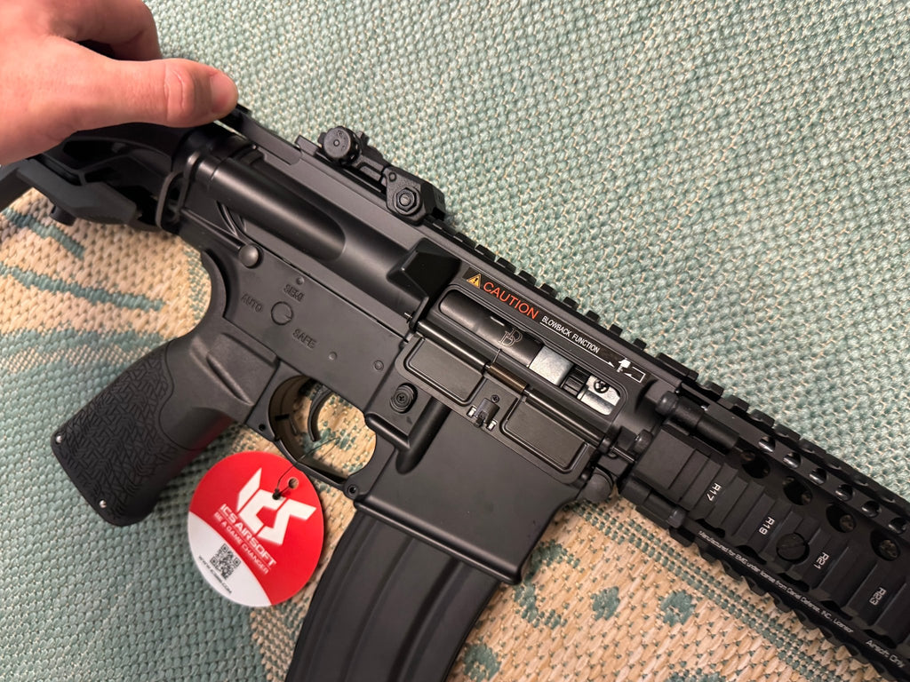 EMG / Daniel Defense Licensed DDMK18 Airsoft EBB AEG Rifle w/ S3 Electronic Trigger by ICS 350 FPS - KA Tech Airsoft - AEG