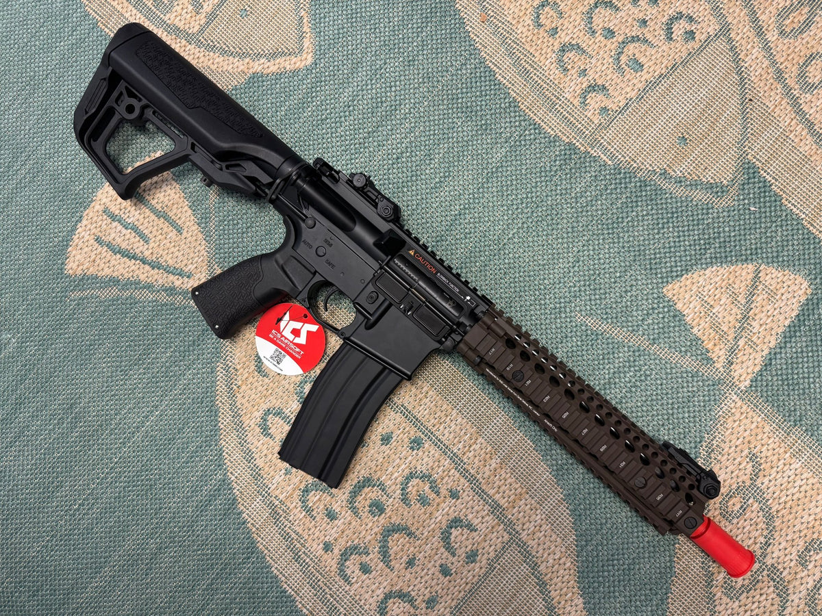 EMG / Daniel Defense Licensed DDMK18 Airsoft EBB AEG Rifle w/ S3 Electronic Trigger by ICS 350 FPS - KA Tech Airsoft - AEG