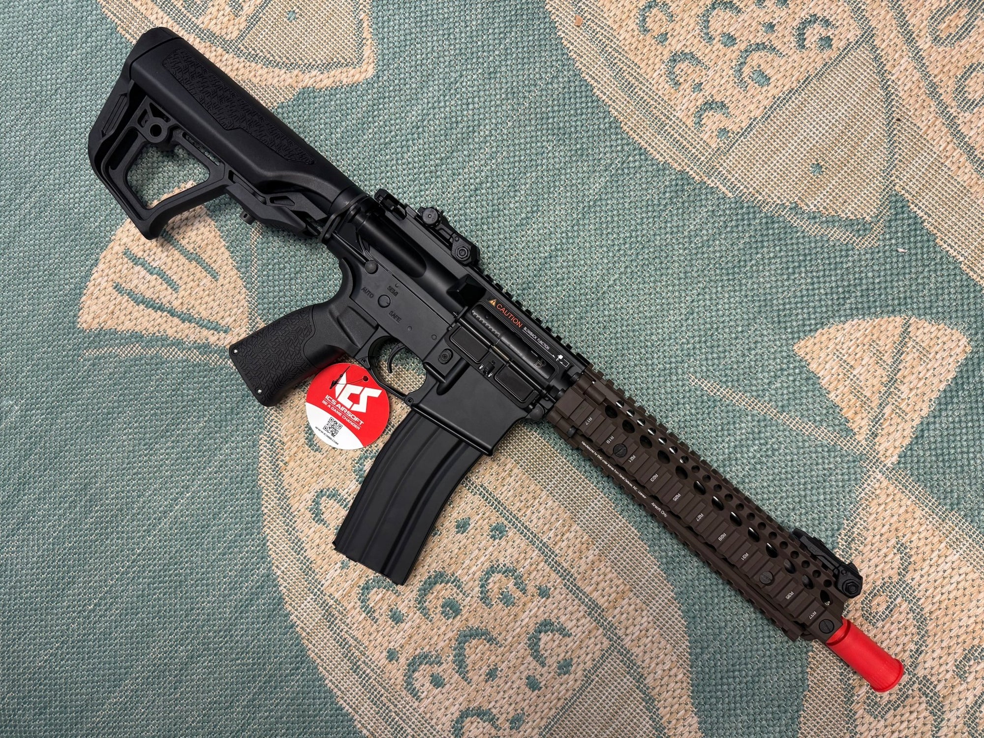 EMG / Daniel Defense Licensed DDMK18 Airsoft EBB AEG Rifle w/ S3 Electronic Trigger by ICS 350 FPS - KA Tech Airsoft - AEG