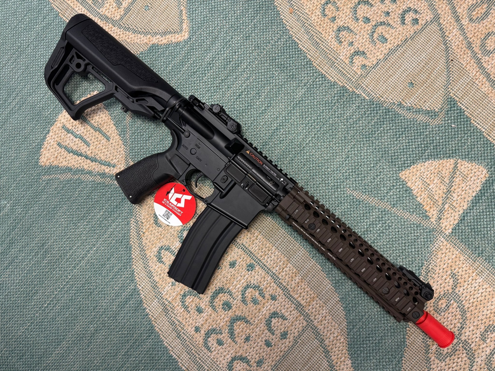 EMG / Daniel Defense Licensed DDMK18 Airsoft EBB AEG Rifle w/ S3 Electronic Trigger by ICS 350 FPS - KA Tech Airsoft - AEG