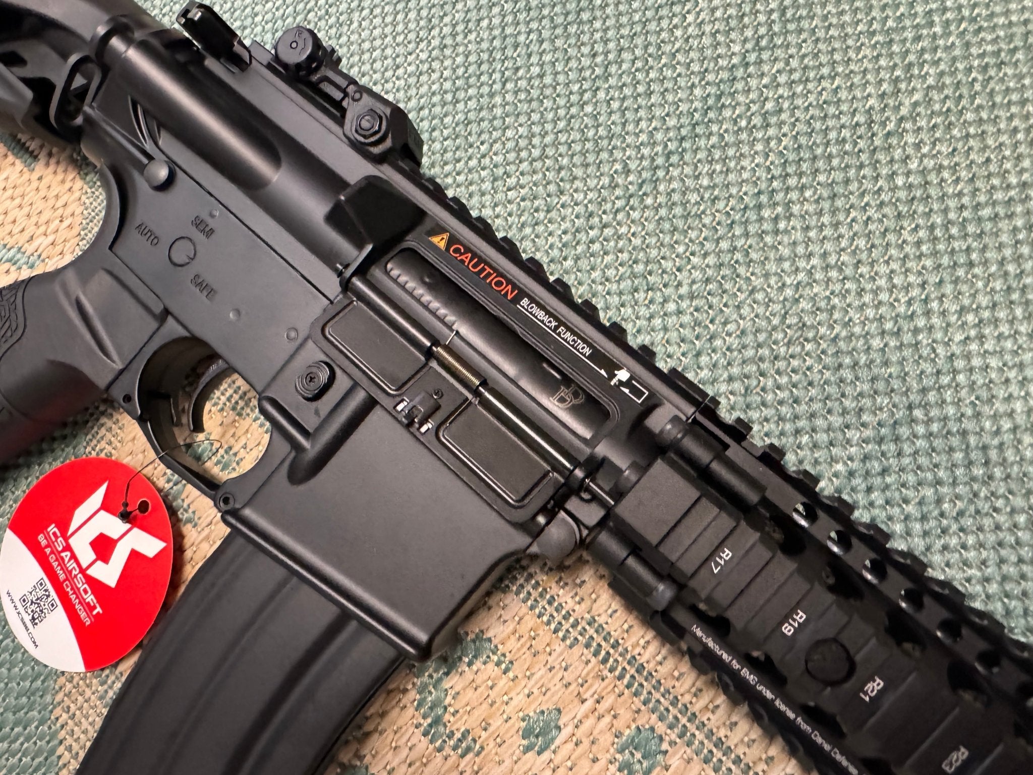 EMG / Daniel Defense Licensed DDMK18 Airsoft EBB AEG Rifle w/ S3 Electronic Trigger by ICS 350 FPS - KA Tech Airsoft - AEG