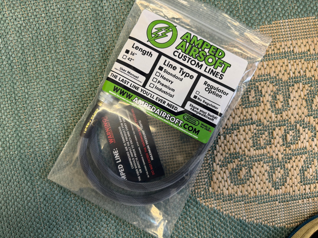 Silver gray Amped Weaved Airline - KA Tech Airsoft - Airline