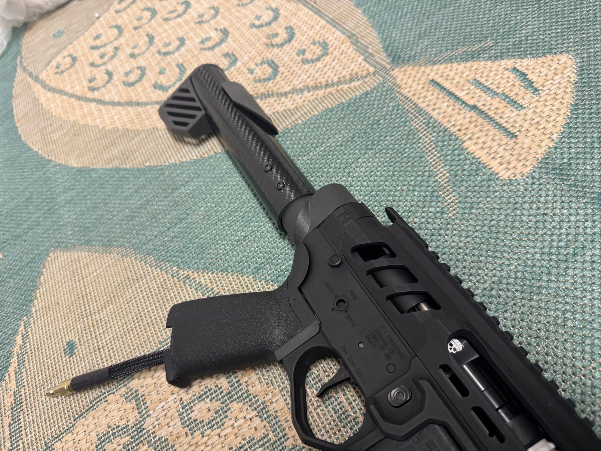 KA Tech Carbon “Blackout” Skeletonized Polarstar Jack HPA M4 - KA Tech Airsoft - Polarstar Jack