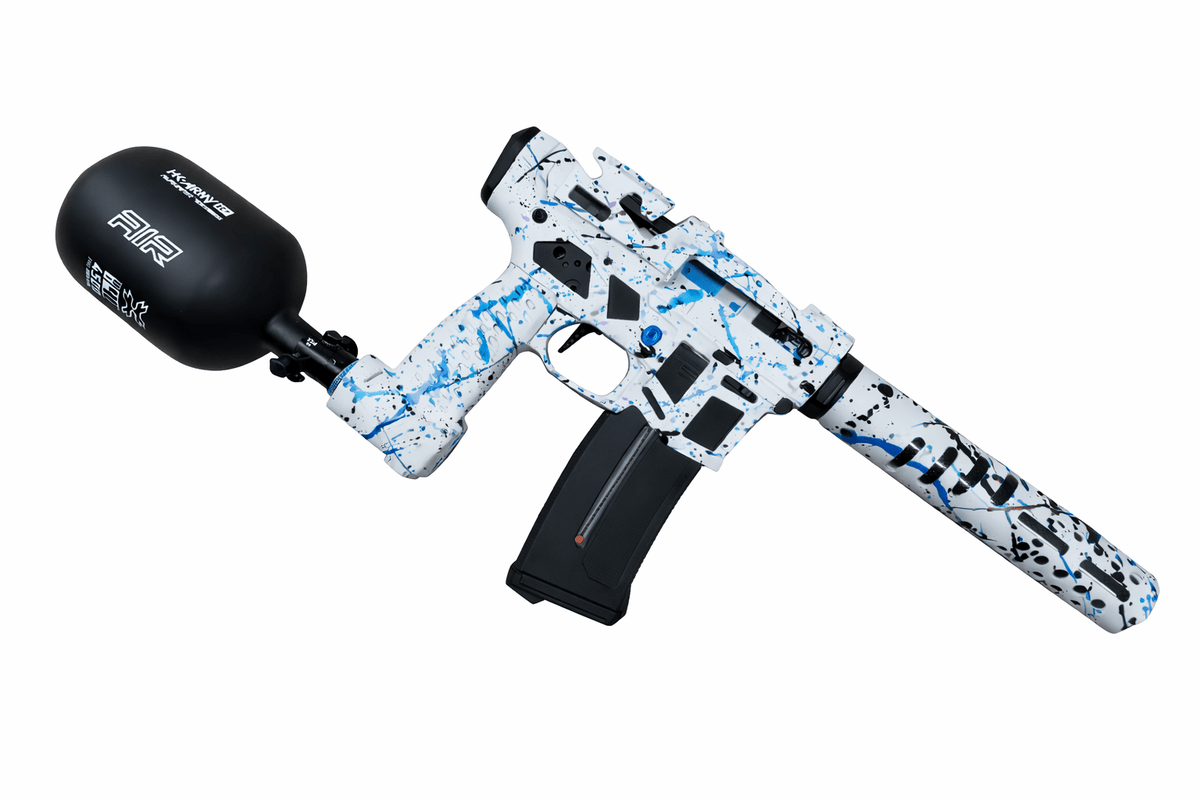 KA Tech MAC Polarstar AR7 V MSG/ESG HPA M4 White & Cyan - KA Tech Airsoft - Polarstar F2