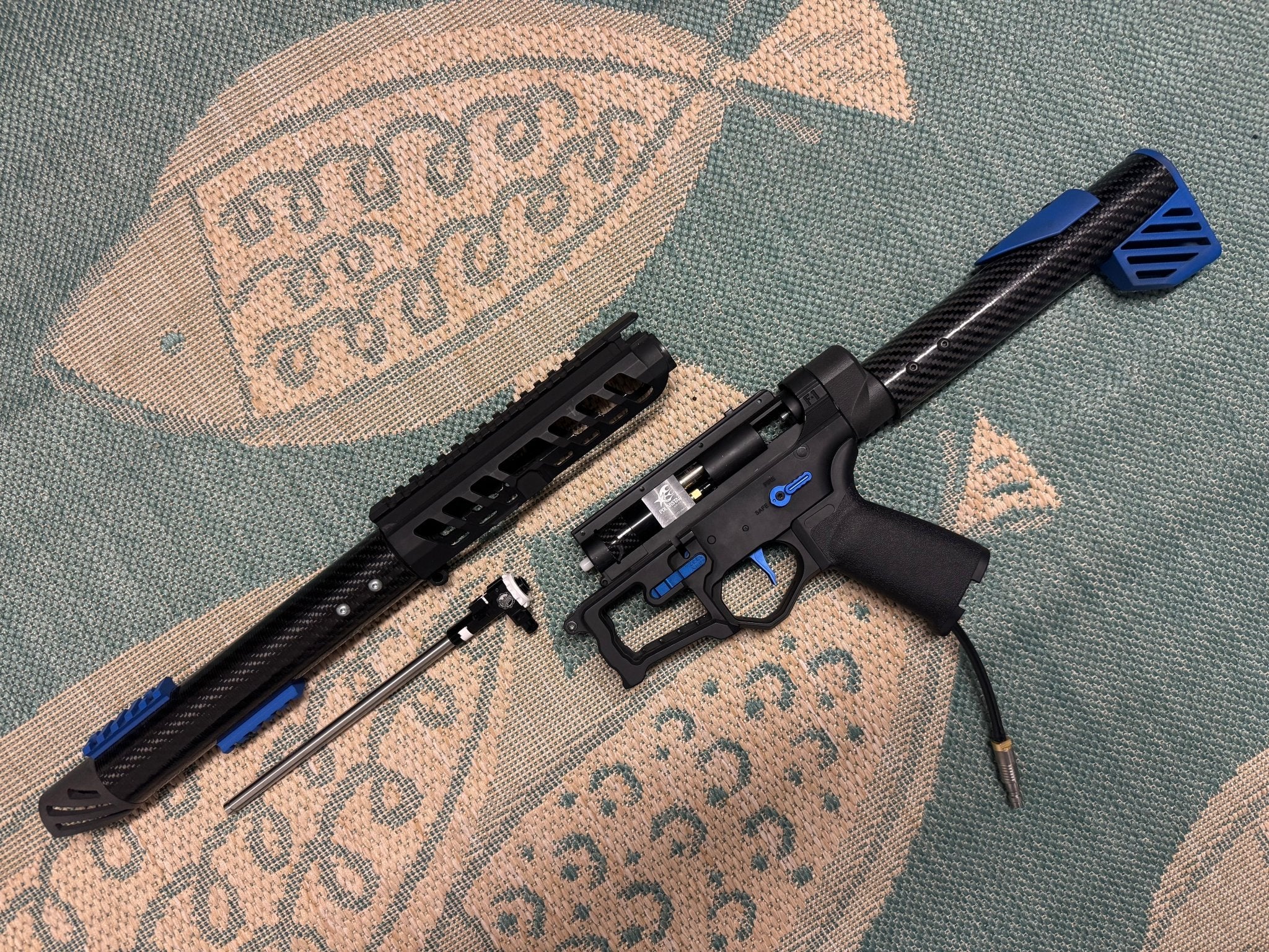 KA Tech Carbon “Bruiser” Polarstar Jack Skeletonized HPA M4 - KA Tech Airsoft - Polarstar Jack