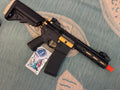 Lancer Tactical CORE Series GEN 2 Hellion M - LOK 7" Gold Airsoft AEG Rifle - KA Tech Airsoft - AEG