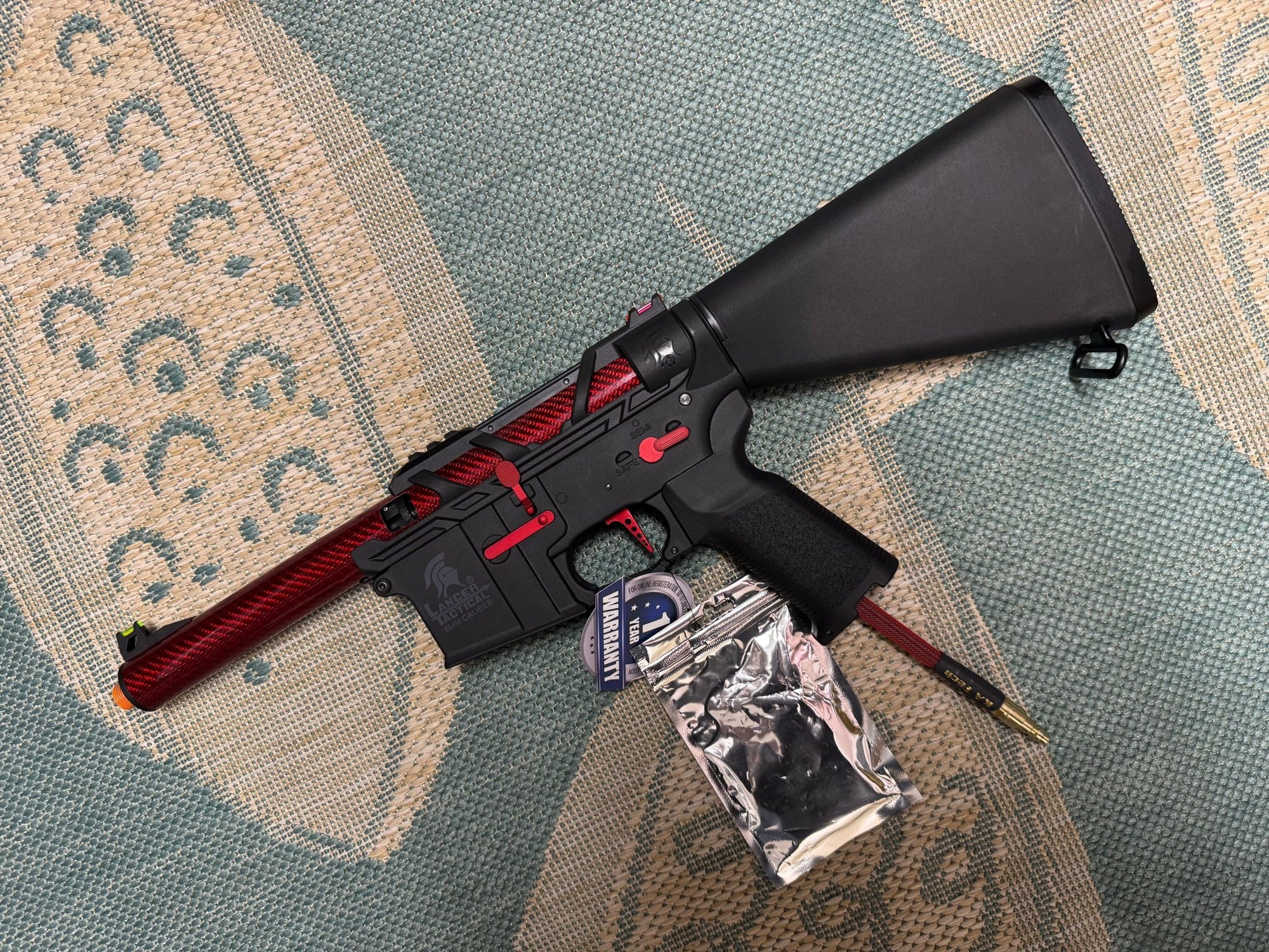 Lancer Tactical x AirTac Customs Gen 3 HPA/AEG Speedsoft Airsoft Rifle