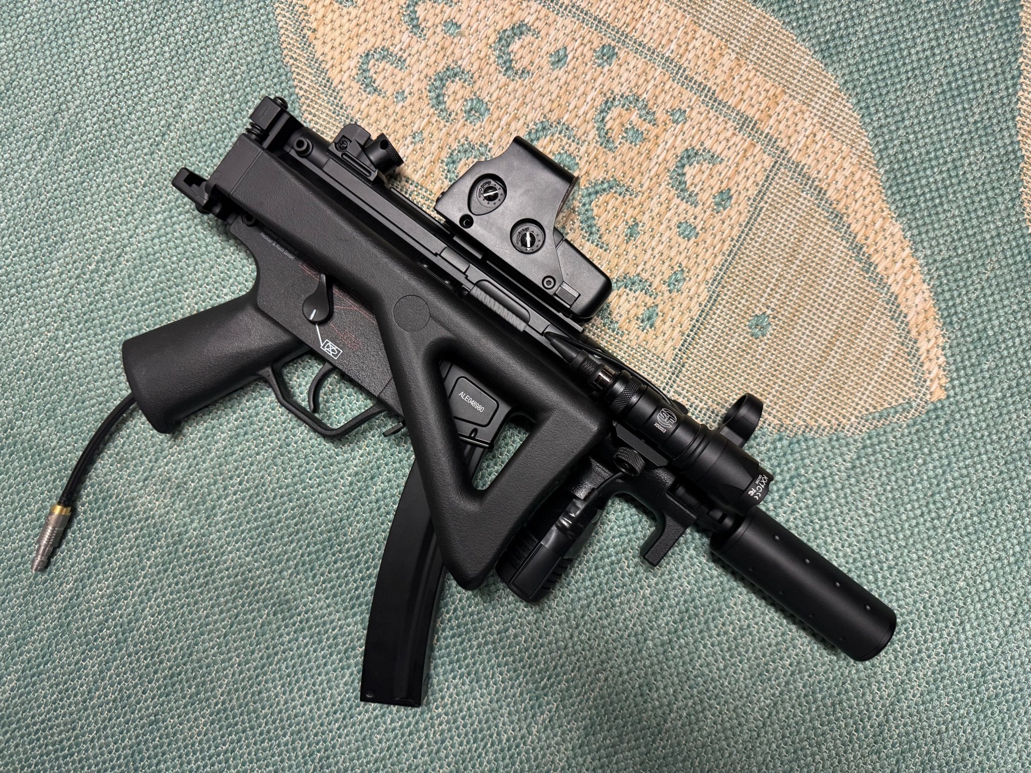 KA Tech MP5K Polarstars Jack HPA Foldable Stock - KA Tech Airsoft - Polarstar Jack