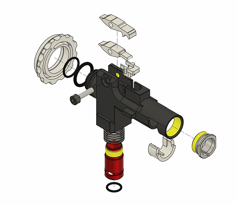Retro Arms CNC Hop Up Chamber m4/m16 - KA Tech Airsoft - Hop Up Chamber