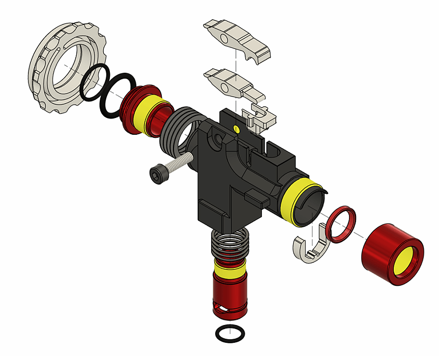 Retro Arms CNC Hop Up Chamber m4/m16 - KA Tech Airsoft - Hop Up Chamber
