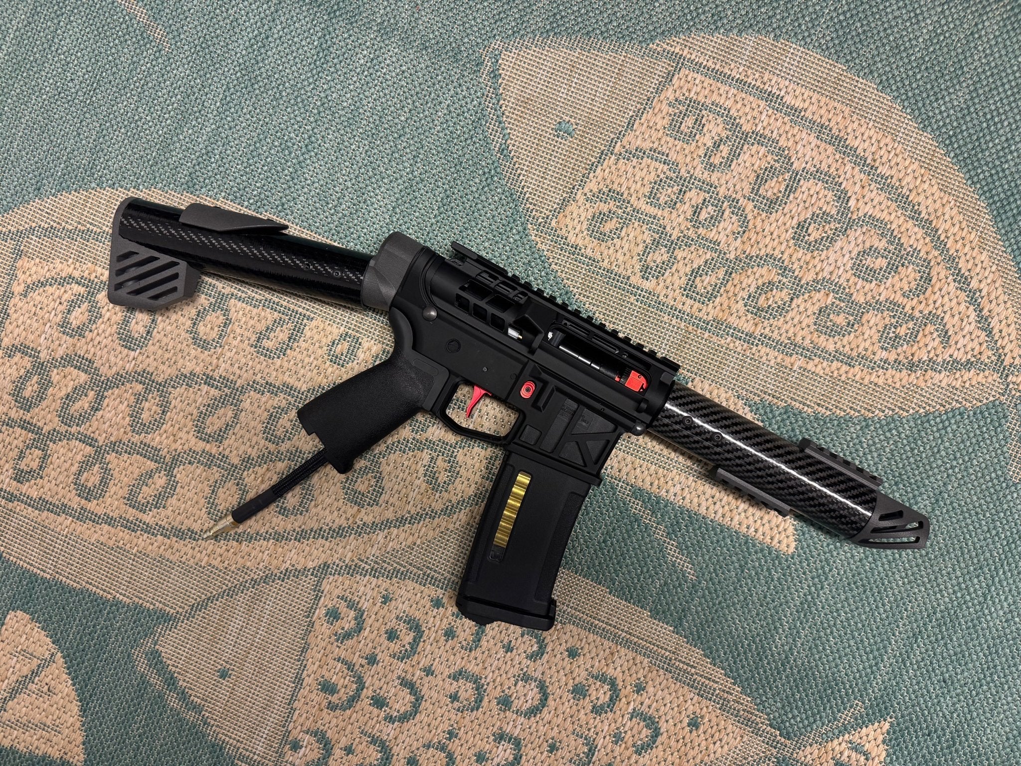 KA Tech Carbon 3D Polarstars Jack HPA M4 Red - KA Tech Airsoft - Polarstar Jack