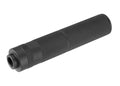 Lancer Tactical 155mm Aluminum Knurled Mock Suppressor (Black) - KA Tech Airsoft - Mock Suppressor