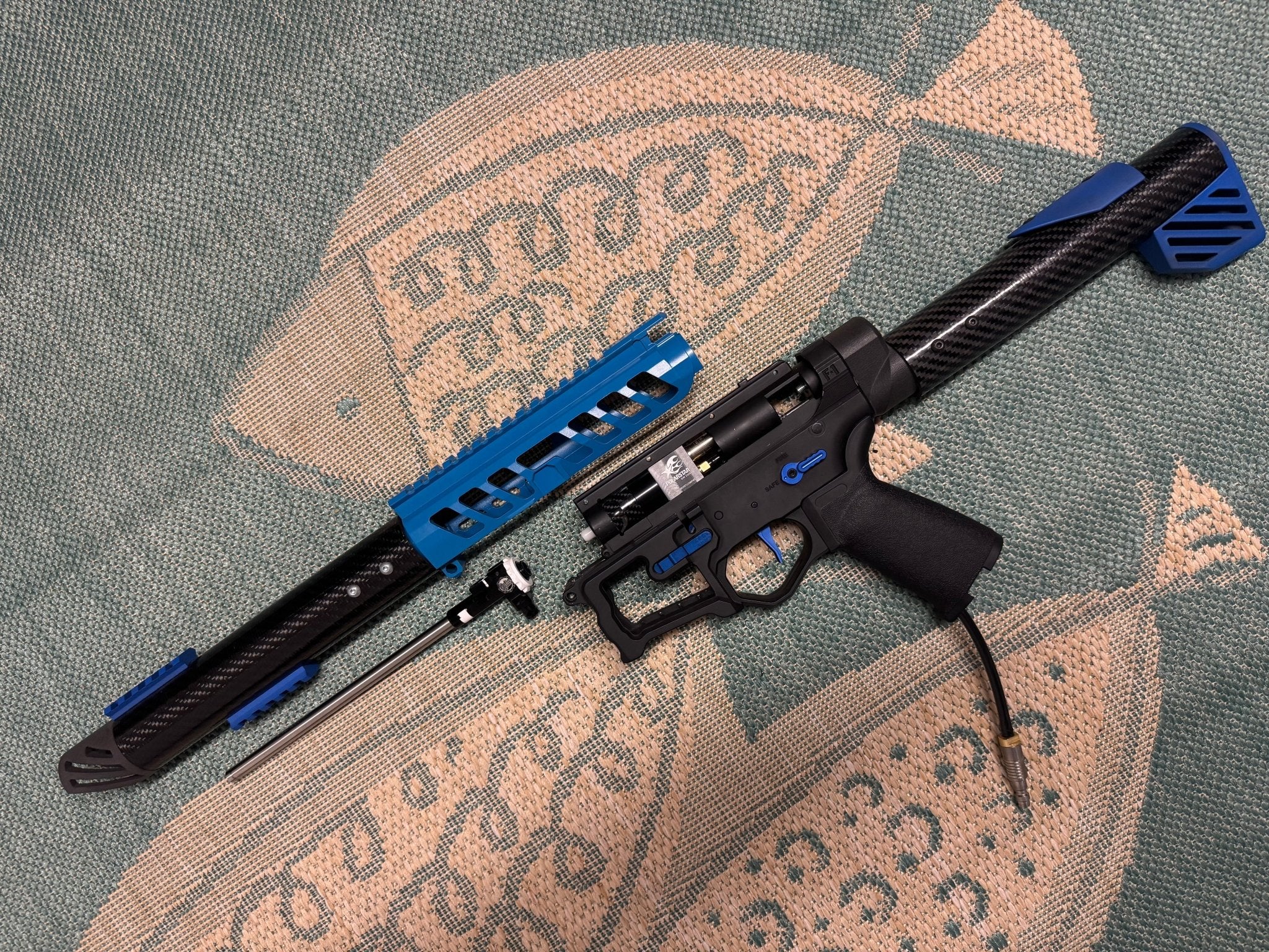 KA Tech Carbon “Bruiser” Polarstar Jack Skeletonized HPA M4 - KA Tech Airsoft - Polarstar Jack