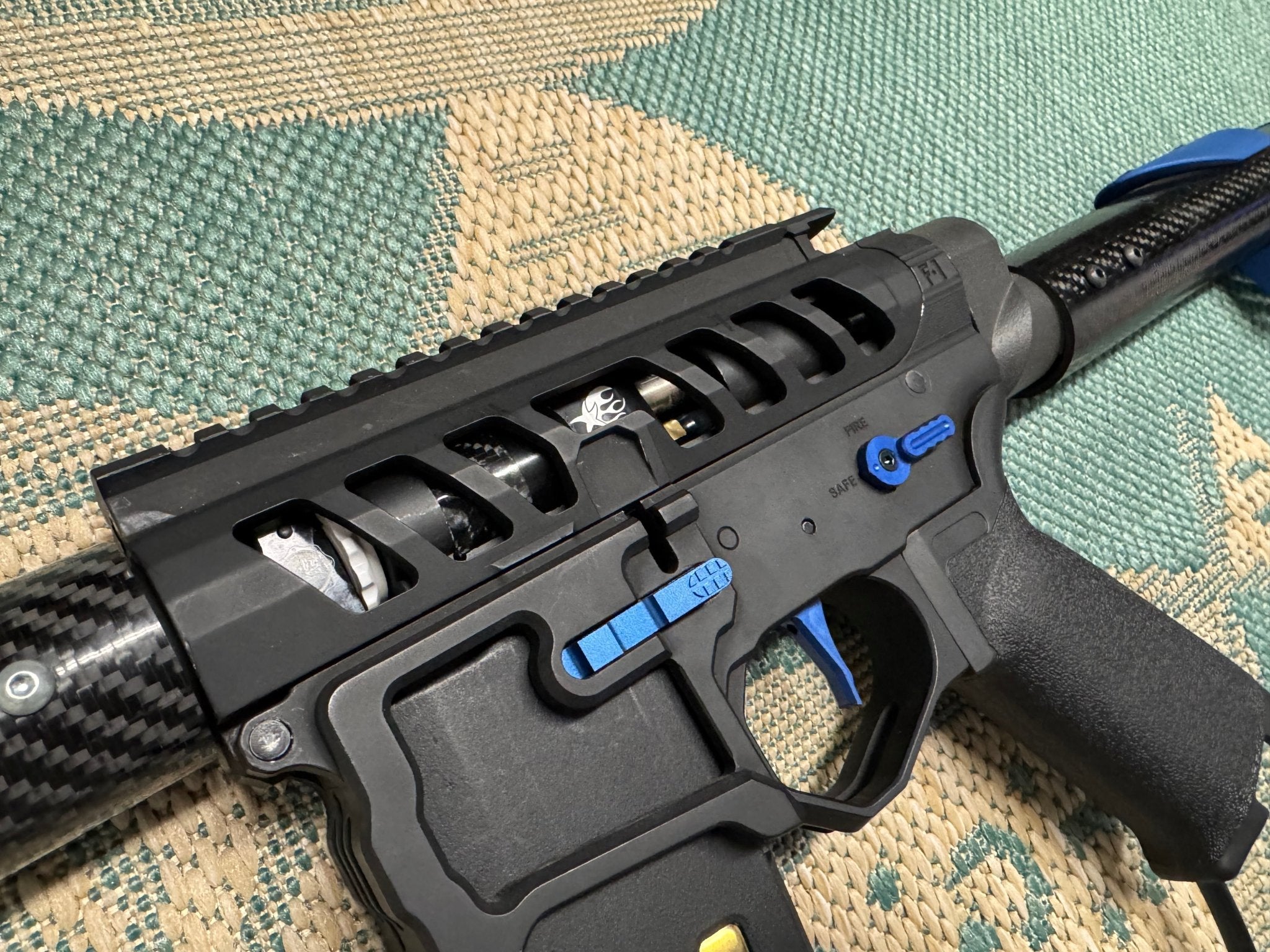 KA Tech Carbon “Bruiser” Polarstar Jack Skeletonized HPA M4 - KA Tech Airsoft - Polarstar Jack